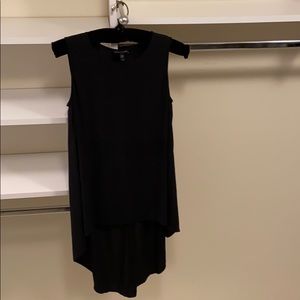 Eileen Fischer XS/TP Silk High Low Top RN 78121